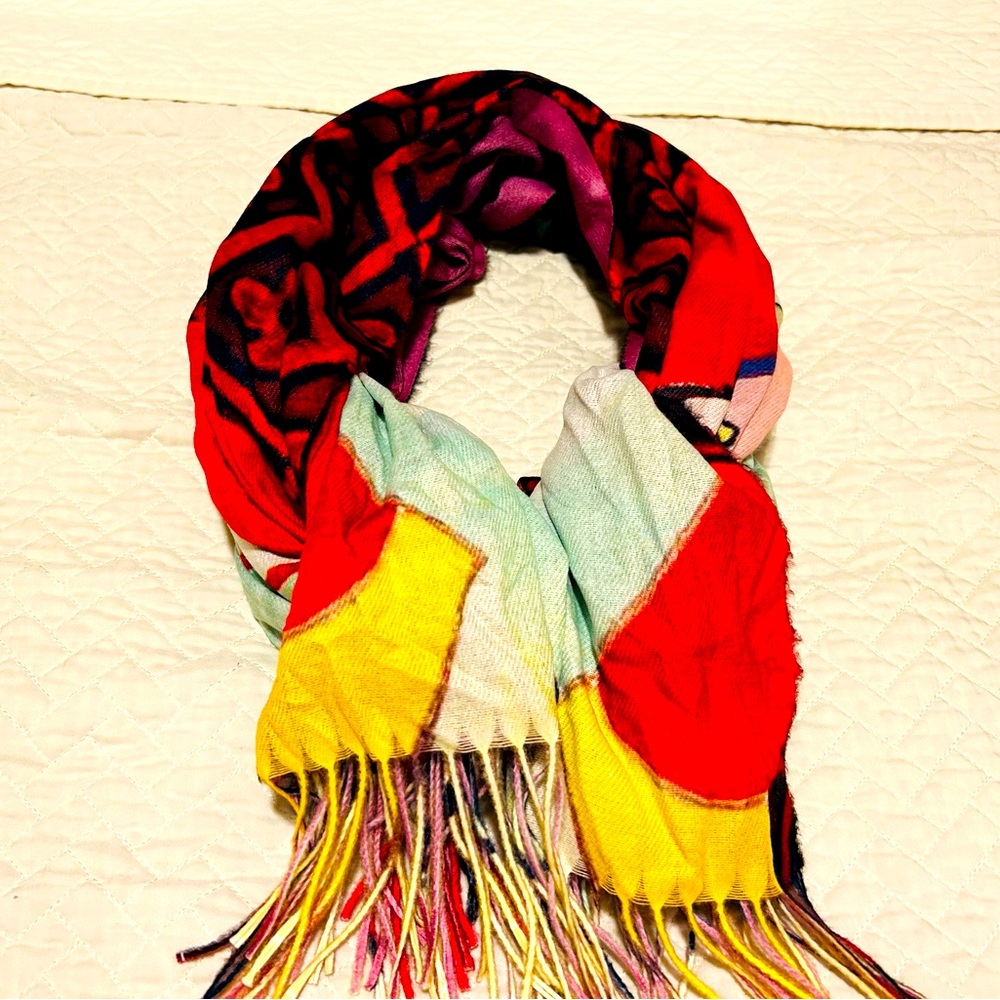 Cashmere long wrap/scarf